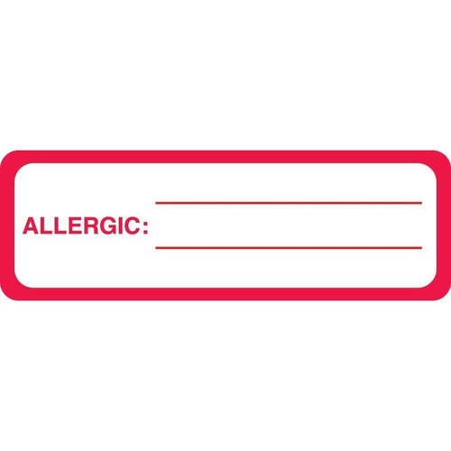 Allergic To Label MAP3360