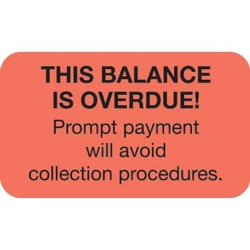 Billing/Collection Labels, This Balance, 250/Box (MAP4490)