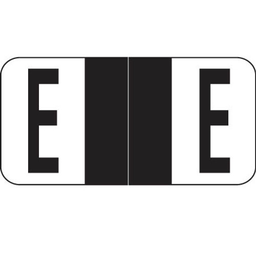 Reynolds & Reynolds Alpha Label, Letter E