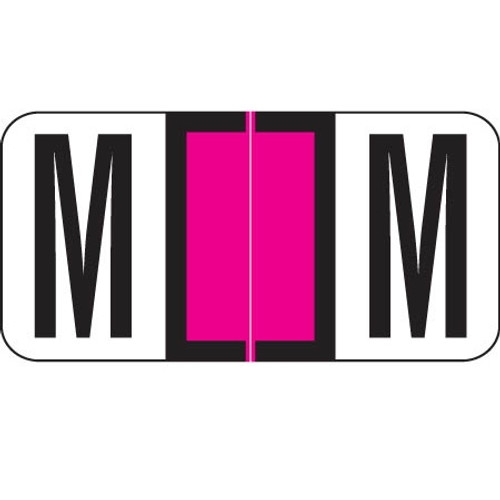 Reynolds & Reynolds Alpha Label, Letter M