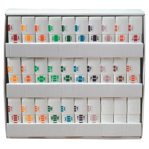 Tab Alpha Code Labels Letter A-Z Full Set 14100-SET