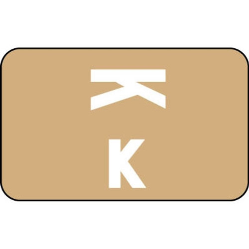 Smead ACCS Compatible Labels Letter K 250/Roll