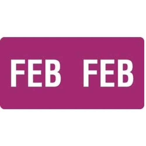 Smead ETS Month Labels, February