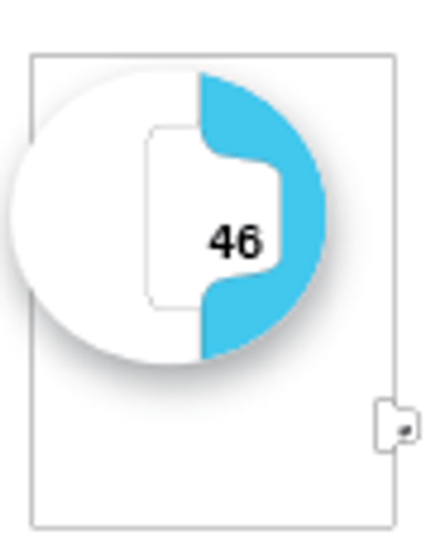 Legal Index Dividers, Number 46, Letter Size, Side Tab, Uncollated (SP11-46)