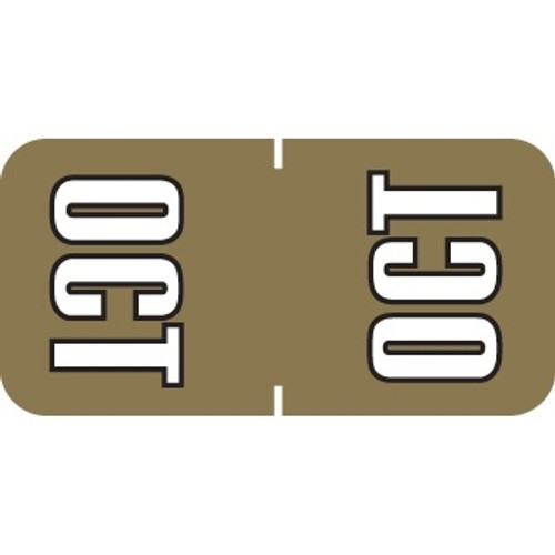 Barkley Top Tab Month Label October