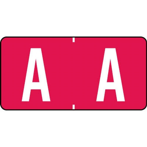 Tab Products Alphabetic Labels Letter A Red TBAV-A