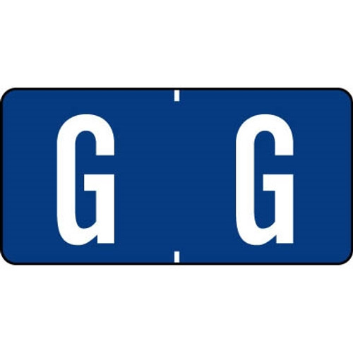 Tab Products Alphabetic Labels Letter G Dark Blue TBAV-G