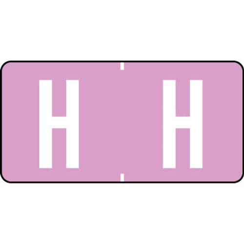 Tab Products Alphabetic Labels Letter H Lavender TBAV-H