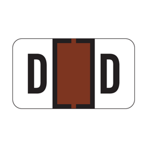 Traco Alpha Label Letter D (500/Roll)