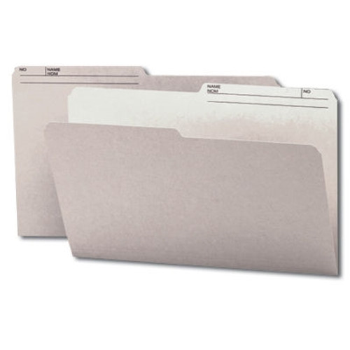 Smead Colored Folders with Reversible Tab (15363) Gray
