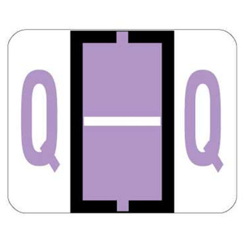 Tab Products 1286 Alphabet Label Letter Q, Lilac, 50/Sheet (A1286-Q-SH)