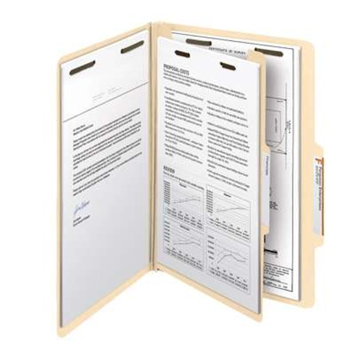 Smead Classification File Folder, 1 Divider, 2" Exp, Legal (18700)