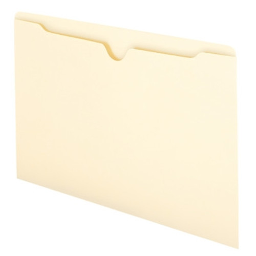 Manila File Jackets, Legal Size, Reinforced Straight-Cut Tab, Flat, Manila, 100/Box