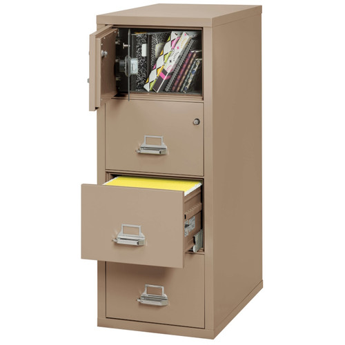 FireKing 4-Drawer Safe-In-A-File Filing Cabinet