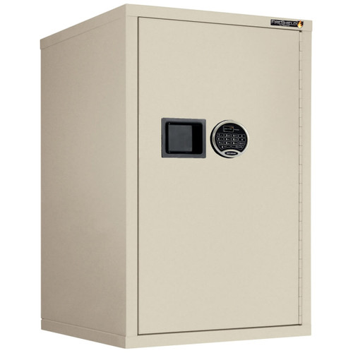 Fireshield Storage Cabinets in Black, Gray, and Beige Colors - Secure and Fireproof File Storage Solutions