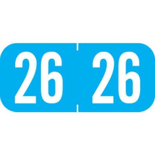 Tab Products Year Labels – A1287 Series, 1/2 x 1-1/8, Color-Coded Years 2024–2029