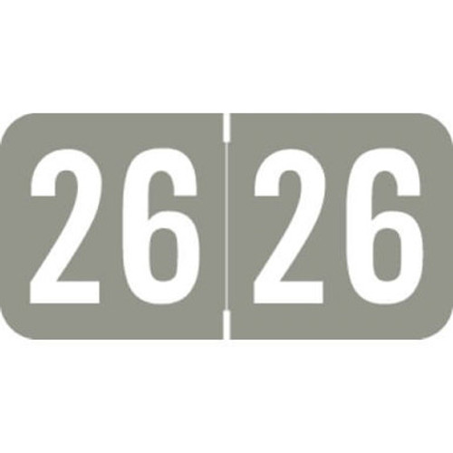 Acme Year Labels – ACYM Series, 3/4 x 1-1/2" – Color-coded year stickers for 2024 to 2029