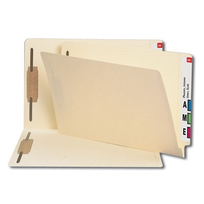 Smead End Tab Fastener File Folder, Shelf-Master Straight-Cut 50/Bx (37215)