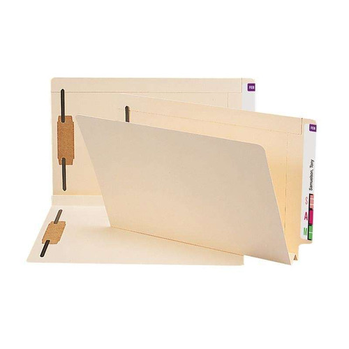 Smead End Tab Fastener File Folder, Shelf-Master Straight-Cut 50/Bx (37276)