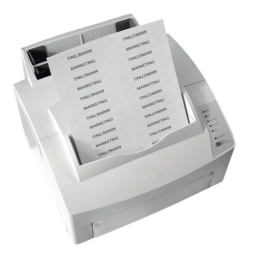 Acme Abgor Wrap-Around File Folder Labels, 3/4 H x 3 1/2 W, White, 240/Pack