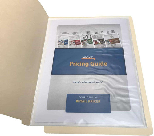 Self-Adhesive Vinyl Pockets, 8-3/4 x 11-1/4, 100/Bx (54492)