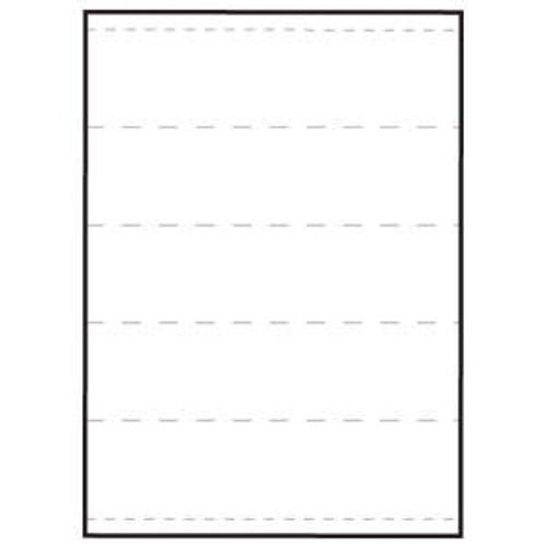 Transcription Labels, 2" Strips, Perf-thru (59531)