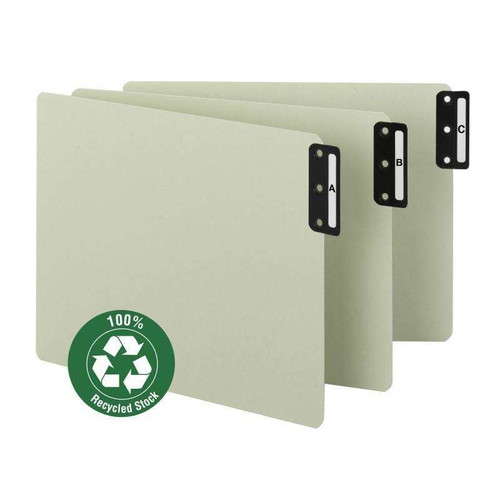 Smead End Tab Pressboard Guides, Vertical Metal Tab (A-Z) (61676)