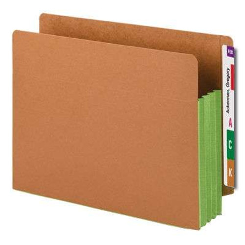 Smead End Tab Pocket Reinforced Straight-Cut Tab 3-1/2" Exp (73680)