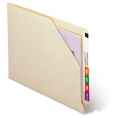 Smead End Tab File Jacket, Shelf-Master Straight-Cut Tab, 100/Bx (75700)