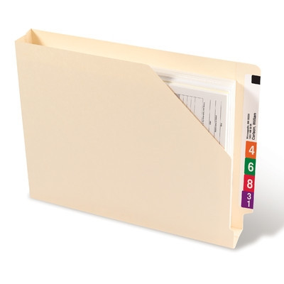 Smead End Tab File Jacket, Shelf-Master Straight-Cut Tab, 50/Bx (75740)