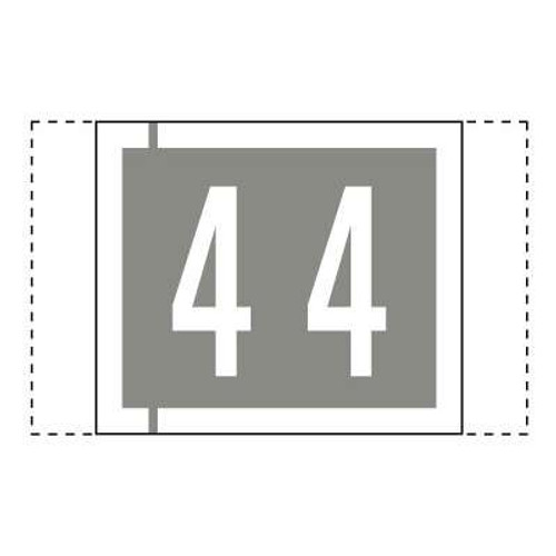 Col R Tab 81000 Label Number 4 100/Pacl