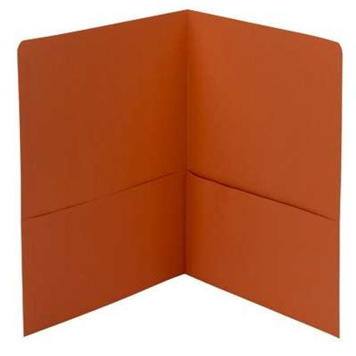 Smead Two-Pocket Heavyweight Folder, Letter Size, Orange (87858)
