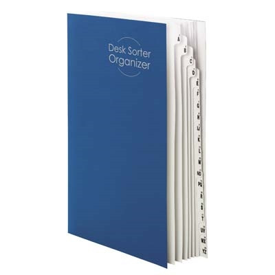 Smead Desk File Sorter, 20 Dividers A-Z & 1-20, Legal Size, Dark