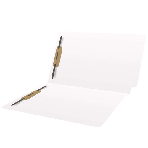 Colored Folders, End Tab, Legal Size, 3/4" Expansion, Fasteners Positions 1 and 3, 11pt White 50/Box