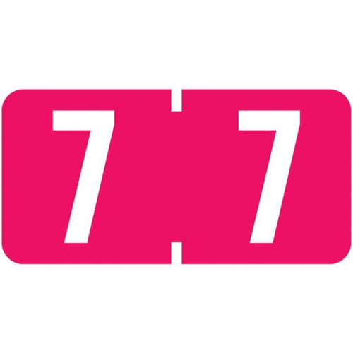 Tab 1280 Label Number 7 (1000/Roll)