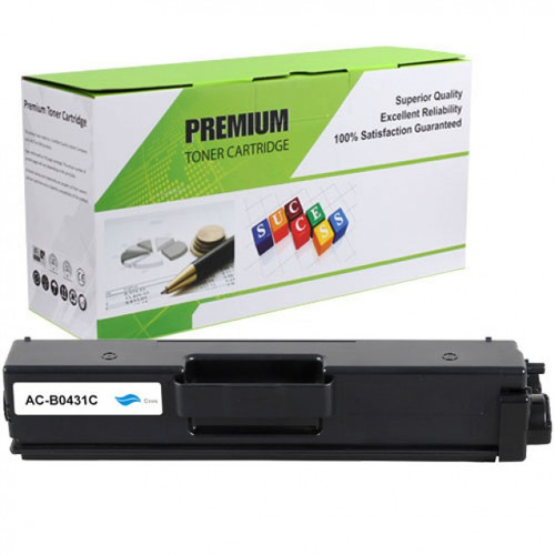 Brother TN431C (TN-431C) Compatible Toner Cartridge, Cyan, 1.8K Yield