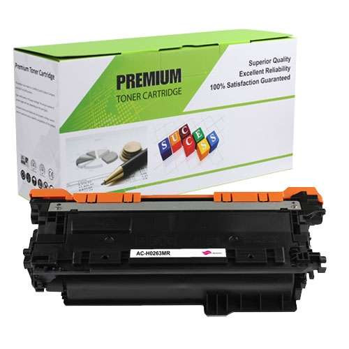 HP 648A (CE263A) Compatible Toner Cartridge - Magenta, Standard Yield (11,000 Pages)
