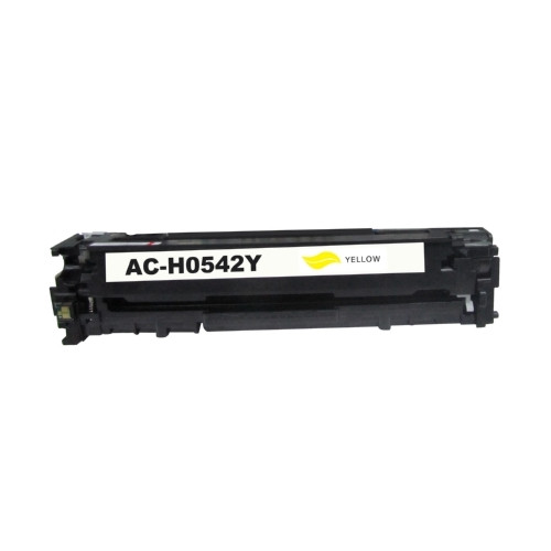 HP 125A (CB542A) Compatible Toner Cartridge - Yellow, Standard Yield (1,800 Pages)