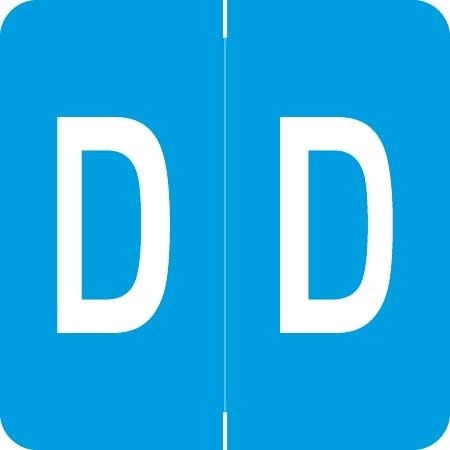 Barkley Alpha Labels Letter D Light Blue ADPK-D
