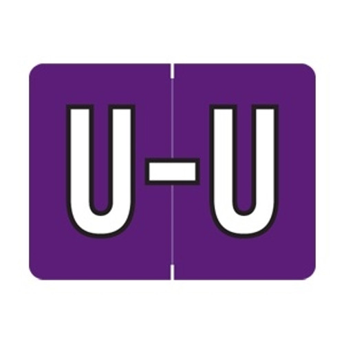 Datafile AL8720 Series Alphabet Labels - Letter U (AL8720-U)