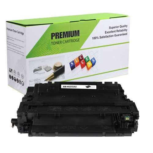 HP CE255A (55A)/Canon C40 Compatible Toner Cartridge, Black, 6K Yield