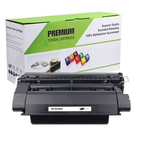 HP 90A (CE390A) Compatible Toner Cartridge - Black, Standard Yield (10,000 Pages)
