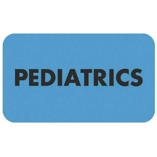 Medical Chart Labels, Pediatrics, 1-1/2 x 7/8, Lt. Blue, 250/Roll (ARD1001)
