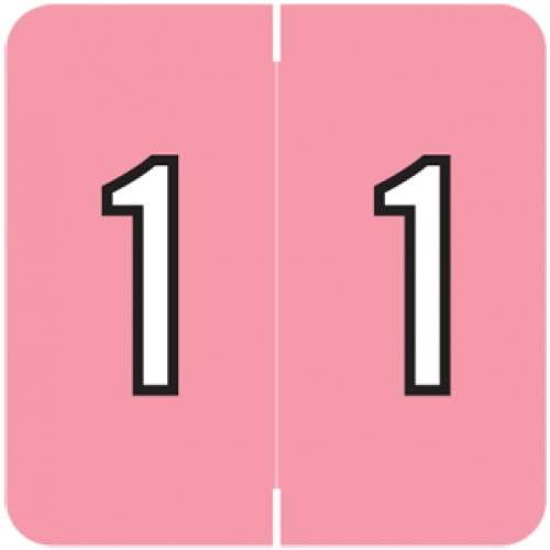 Barkley NBRM Numeric Labels Number 1 Pink BKNM-1