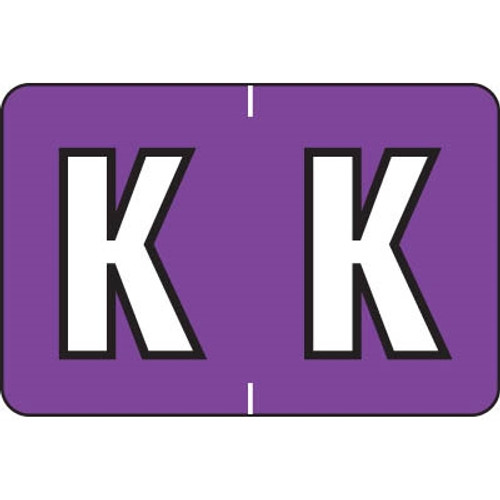 Barkley Alpha Label Packs Letter K Purple BRPK-K