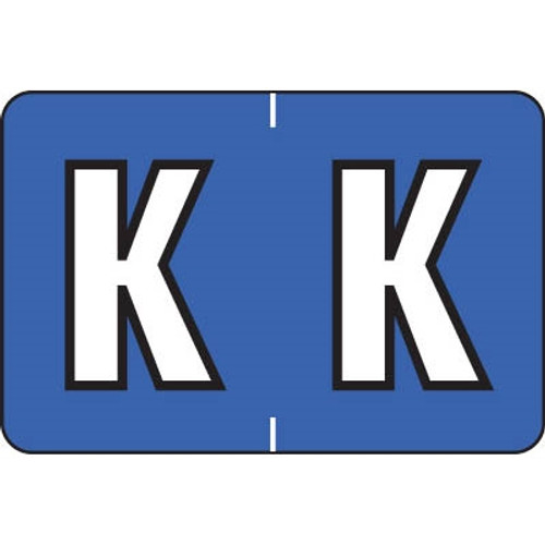 Colwell Labels Jewel Tone Label Letter K