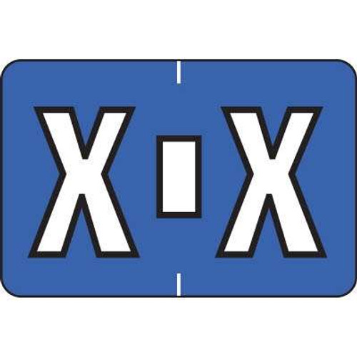 Colwell Labels Jewel Tone Label Letter X