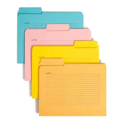 Smead SuperTab Notes Fastener Folders (11974)
