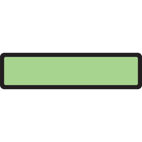 Spine Labels for Binders, Lime, 1 3/8H x 5 3/8 W, Removeable, 200/Roll - DR3672