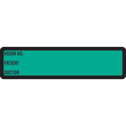 Arden Spine ID Labels - Green, Printed